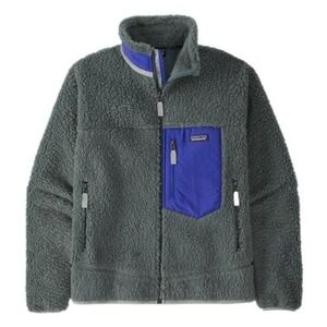 Patagonia Fleece Jacket Mens Size XXS Classic Retro-X Natural Full Zip Pockets